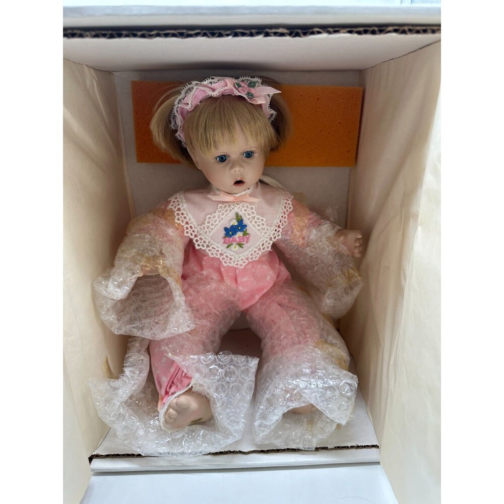 Princeton Gallery Doll - Litle Girl in Pink Box & CoA -